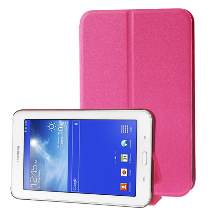 Frosted Texture Flip Leather Case with Holder for Galaxy Tab 3 Lite T110 / T111
