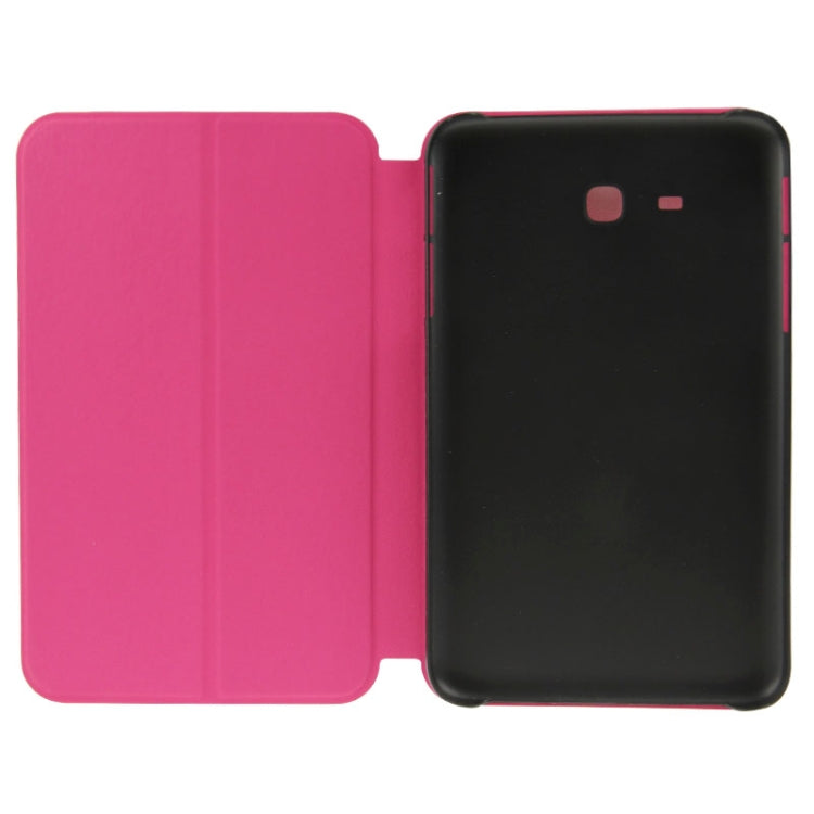 Frosted Texture Flip Leather Case with Holder for Galaxy Tab 3 Lite T110 / T111