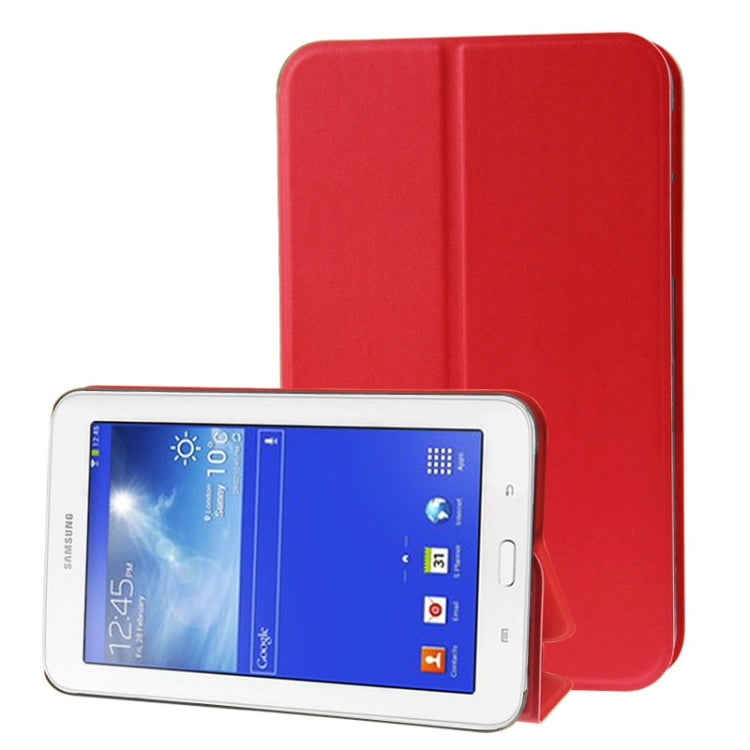 Frosted Texture Flip Leather Case with Holder for Galaxy Tab 3 Lite T110 / T111