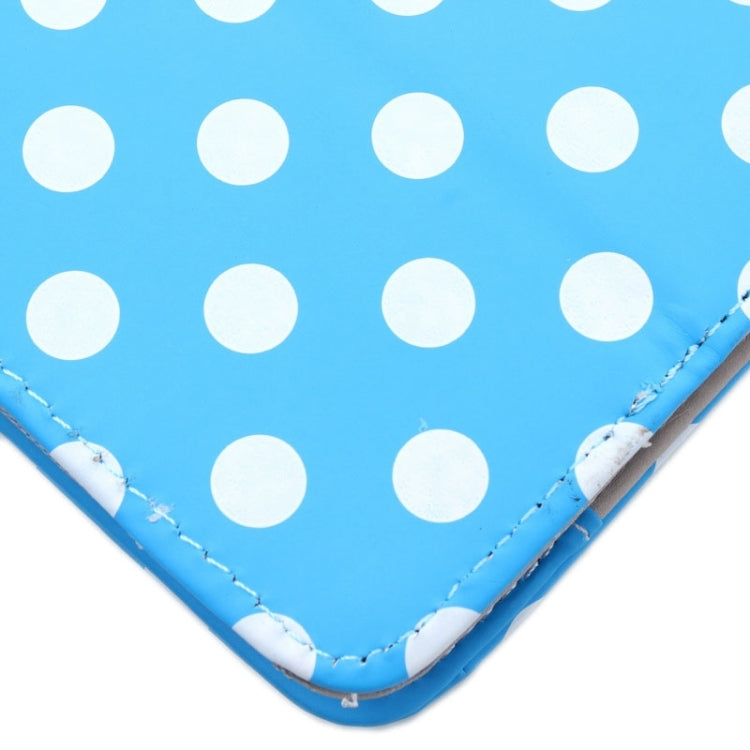 Universal Dot Pattern Horizontal Flip Leather Case with Holder for 7 inch Tablet PC