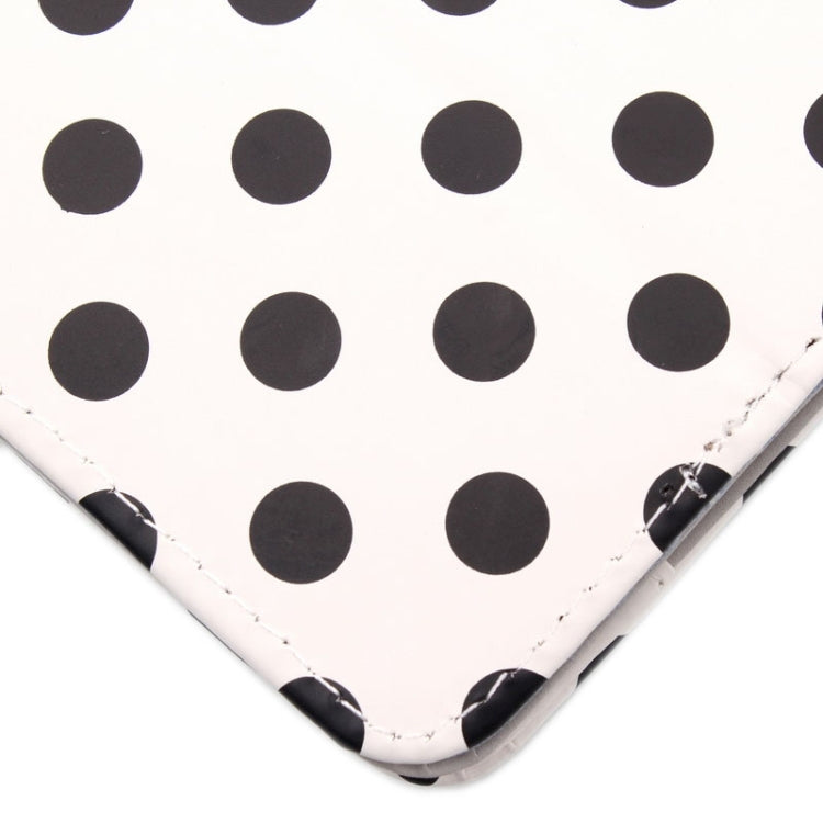 Universal Dot Pattern Horizontal Flip Leather Case with Holder for 7 inch Tablet PC