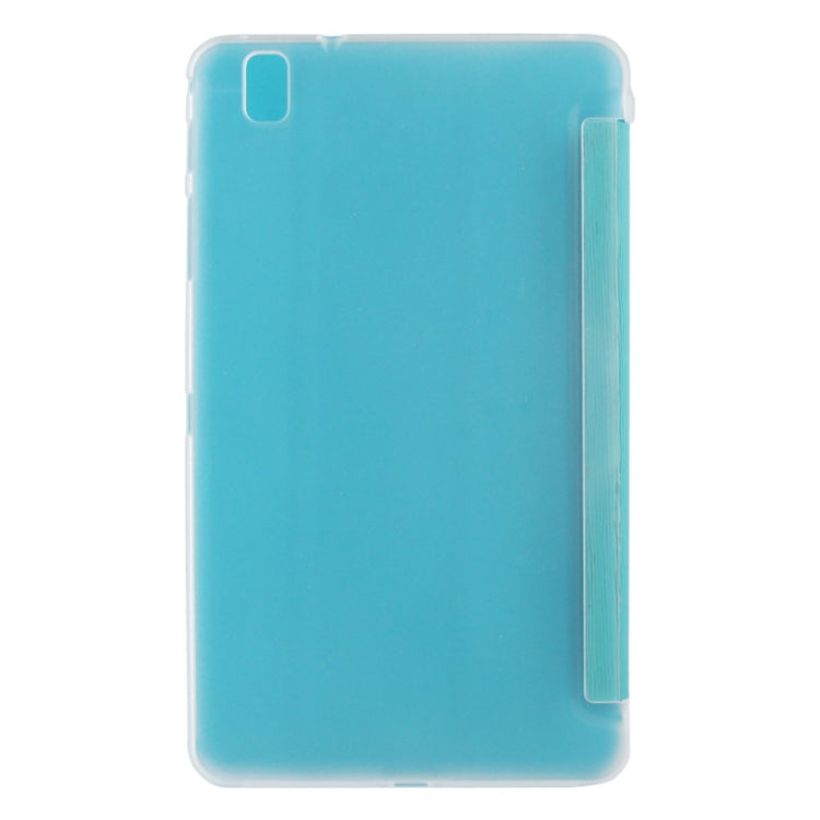 3-folding Toothpick Texture Leather Case with Holder for Galaxy Tab Pro 8.4 / T320