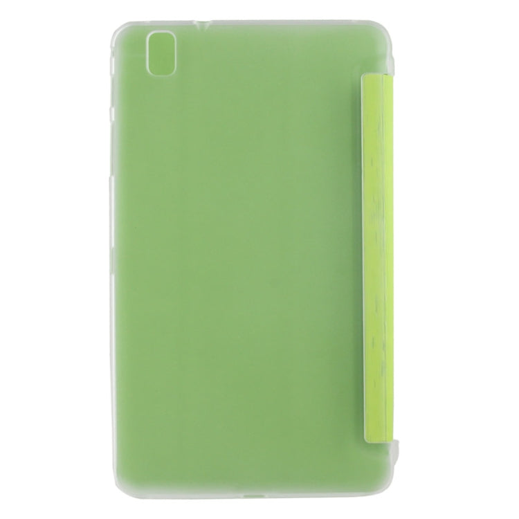 3-folding Toothpick Texture Leather Case with Holder for Galaxy Tab Pro 8.4 / T320