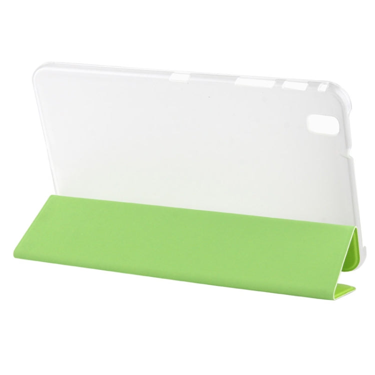3-folding Toothpick Texture Leather Case with Holder for Galaxy Tab Pro 8.4 / T320