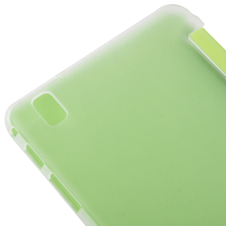 3-folding Toothpick Texture Leather Case with Holder for Galaxy Tab Pro 8.4 / T320