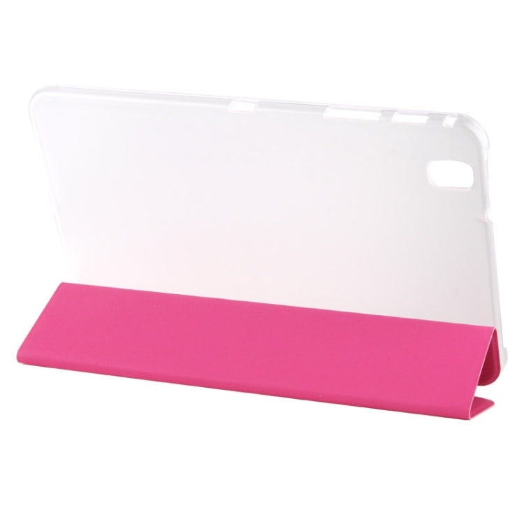3-folding Toothpick Texture Leather Case with Holder for Galaxy Tab Pro 8.4 / T320