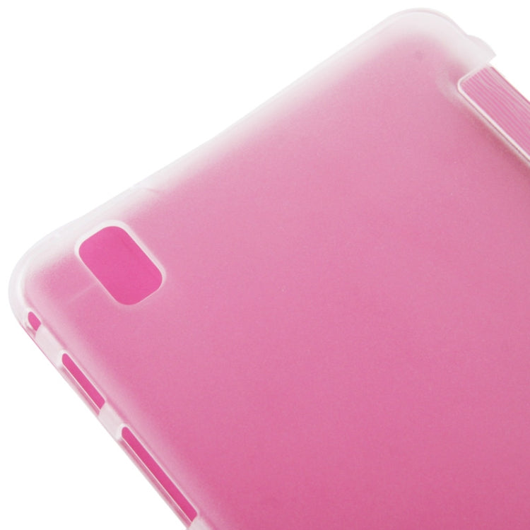 3-folding Toothpick Texture Leather Case with Holder for Galaxy Tab Pro 8.4 / T320