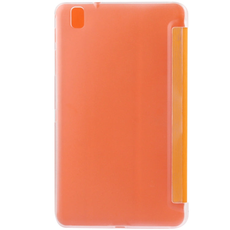 3-folding Toothpick Texture Leather Case with Holder for Galaxy Tab Pro 8.4 / T320
