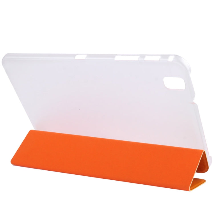 3-folding Toothpick Texture Leather Case with Holder for Galaxy Tab Pro 8.4 / T320