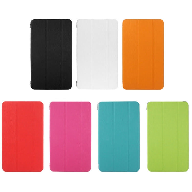 3-folding Toothpick Texture Leather Case with Holder for Galaxy Tab Pro 8.4 / T320