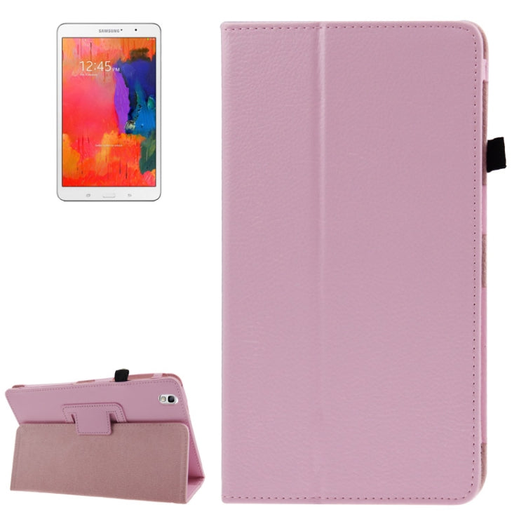 Litchi Texture Leather Case with Holder for Galaxy Tab Pro 8.4 / T320