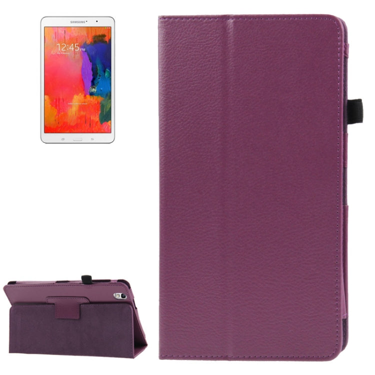 Litchi Texture Leather Case with Holder for Galaxy Tab Pro 8.4 / T320