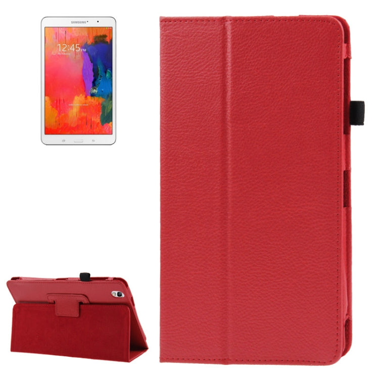 Litchi Texture Leather Case with Holder for Galaxy Tab Pro 8.4 / T320