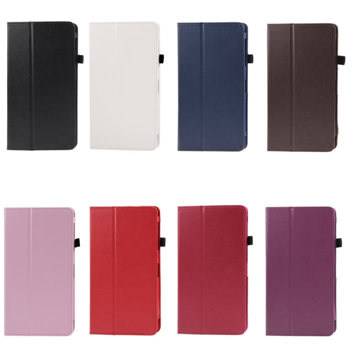 Litchi Texture Leather Case with Holder for Galaxy Tab Pro 8.4 / T320