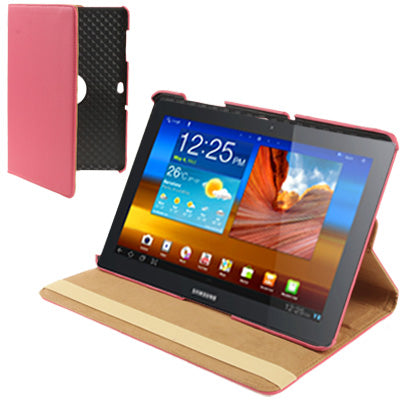 360 Degree Rotatable Leather Case with Holder for Galaxy Tab 10.1 /