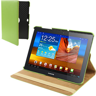360 Degree Rotatable Leather Case with Holder for Galaxy Tab 10.1 /