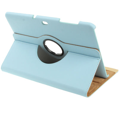360 Degree Rotatable Leather Case with Holder for Galaxy Tab 10.1 /