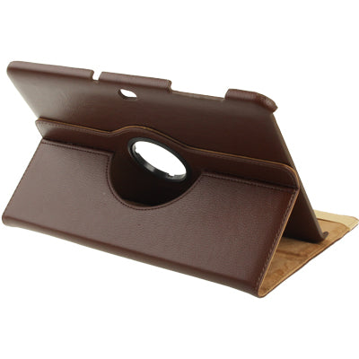 360 Degree Rotatable Leather Case with Holder for Galaxy Tab 10.1 /
