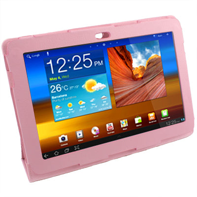 Leather Case with Holder for Galaxy Tab P5100