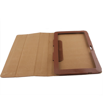 Leather Case with Holder for Galaxy Tab P5100