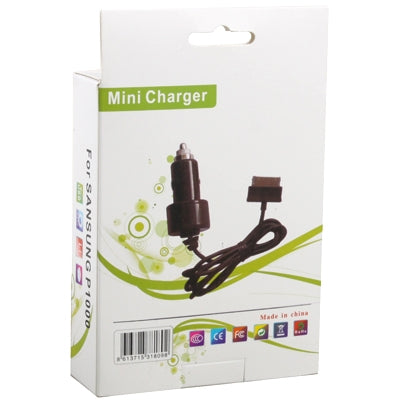 Car Charger for Galaxy Tab P1000 /P3100 /P5100 /P6200 /P6800 /P7100 /P7300 /P7500 /N5100 / N8000 (Black)