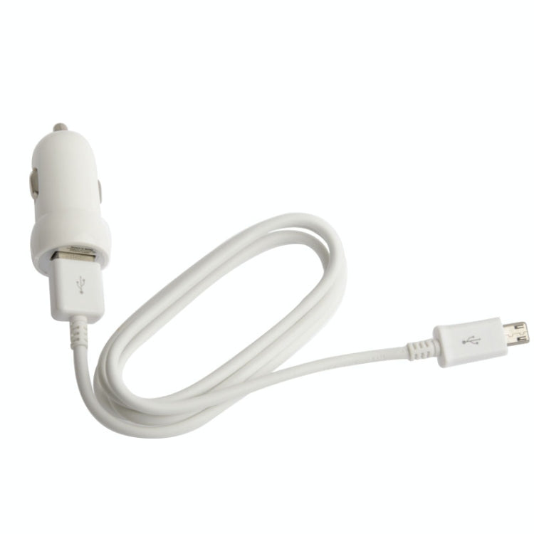 2 in 1 (Car Charger + Micro 5 Pin USB Sync Cable) Travel Kit for Galaxy S6 / S IV / S III / Note II / Grand Trend Duos / Premier, HTC One / M7 / X920e, Nokia Lumia 920, Sony Xperia Series etc, EU Plug