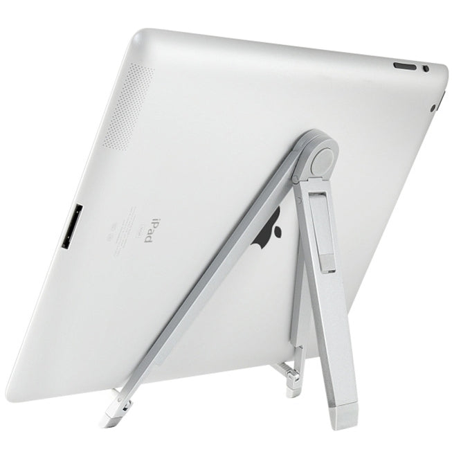 Universal Aluminum Desktop Adjustable Holder Stand, For iPad, iPhone, Galaxy, Huawei, Xiaomi, LG, HTC and Other Smart Phones(Silver)