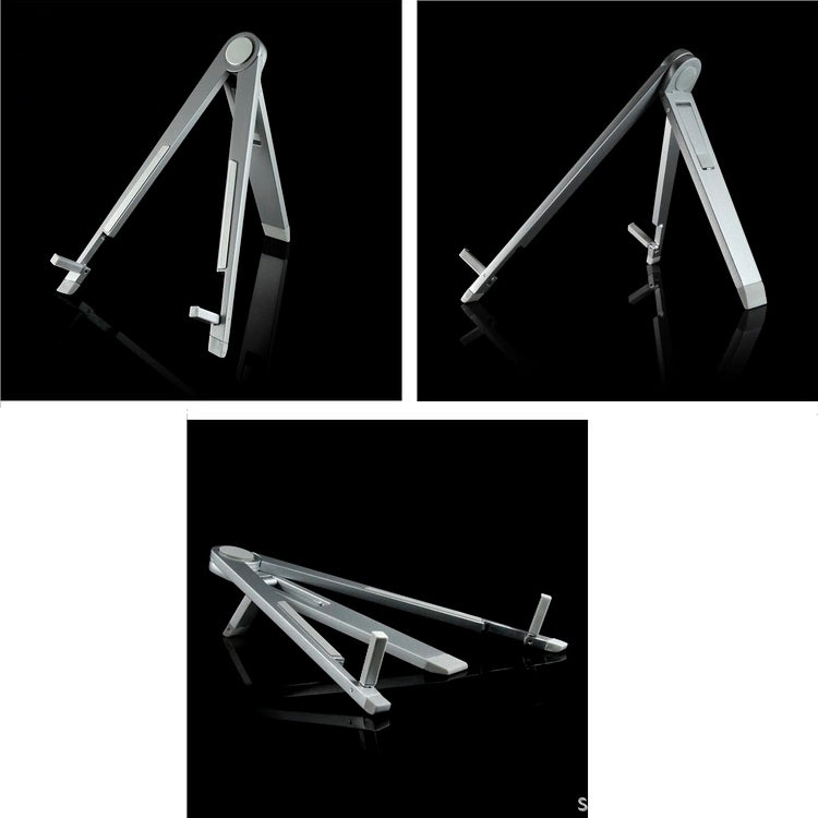 Universal Aluminum Desktop Adjustable Holder Stand, For iPad, iPhone, Galaxy, Huawei, Xiaomi, LG, HTC and Other Smart Phones(Silver)