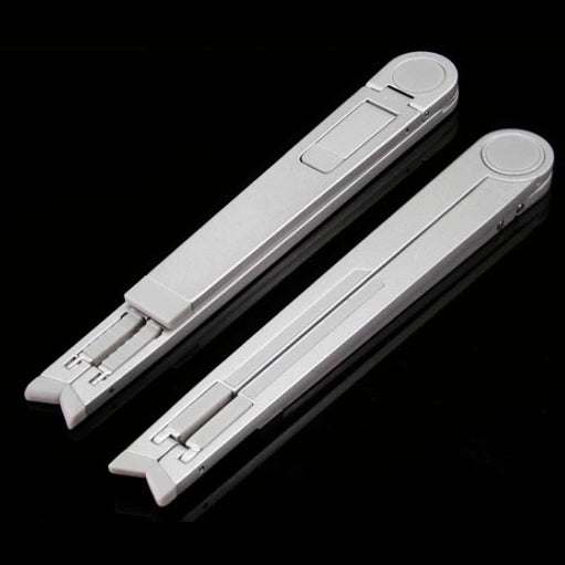 Universal Aluminum Desktop Adjustable Holder Stand, For iPad, iPhone, Galaxy, Huawei, Xiaomi, LG, HTC and Other Smart Phones(Silver)
