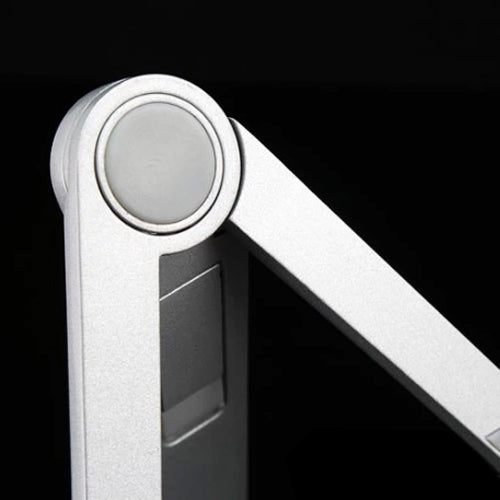 Universal Aluminum Desktop Adjustable Holder Stand, For iPad, iPhone, Galaxy, Huawei, Xiaomi, LG, HTC and Other Smart Phones(Silver)