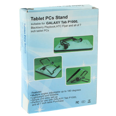 Universal Portable Adjustable Holder for Galaxy Tab 2 (7.0) / P3100 / Galaxy Tab 7 / P1000 / Blackberry Playbook / HTC Flyer / 7 inch Tablet PC(White)