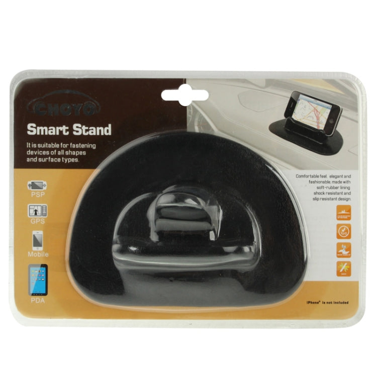 Soft Rubber Smart Stand, For iPhone, Galaxy, Huawei, Xiaomi, Lenovo, Sony, LG, HTC and Other Smartphones(Black)