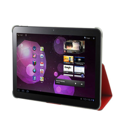 Carbon Skin Style Leather Case with Smart Cover for Galaxy Tab 10.1 / P7510 / P7500