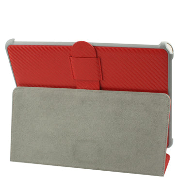 Carbon Skin Style Leather Case with Smart Cover for Galaxy Tab 10.1 / P7510 / P7500