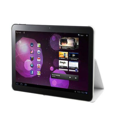 Carbon Skin Style Leather Case with Smart Cover for Galaxy Tab 10.1 / P7510 / P7500