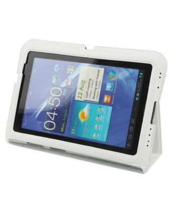 Leather Case with Holder for Galaxy Tab P6200 , Galaxy Tab 2 / P3100 , Original Version