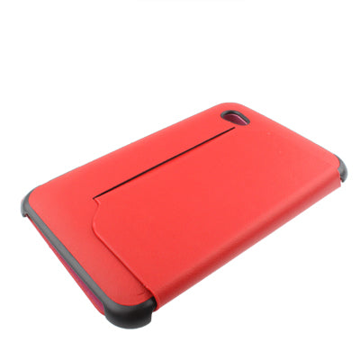 Leather Case with Holder for Galaxy Tab 7.0 Plus / P6200(Red)