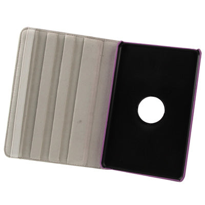 360 Degree Rotation Leather Case with Holder for Galaxy Tab 7.0 Plus / P6200(Purple)