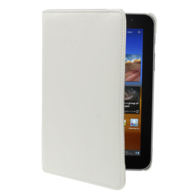 360 Degree Rotation Leather Case with Holder for Galaxy Tab 7.7 / P6800