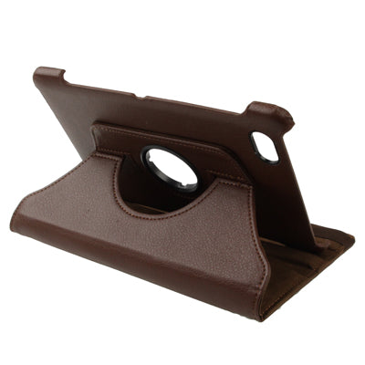 360 Degree Rotation Leather Case with Holder for Galaxy Tab 7.7 / P6800