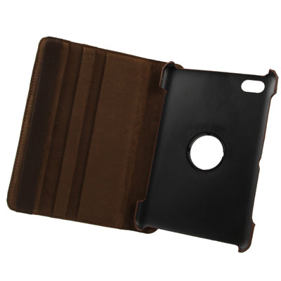 360 Degree Rotation Leather Case with Holder for Galaxy Tab 7.7 / P6800