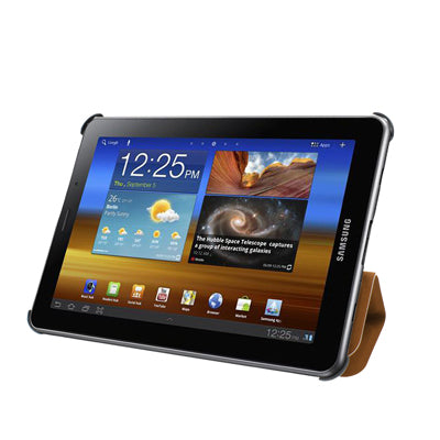 Leather Case with Holder for Galaxy Tab 7.7 / P6800(Orange)