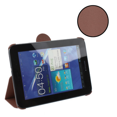 Leather Case with Holder for Galaxy Tab 7.0 Plus / P6200, Galaxy Tab 2 / P3100