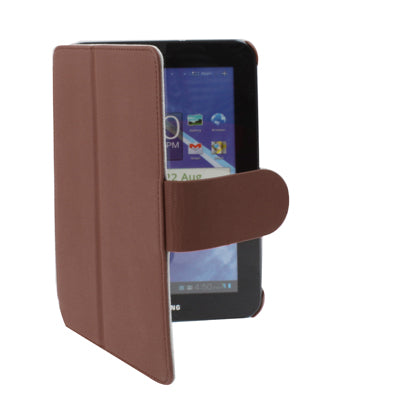 Leather Case with Holder for Galaxy Tab 7.0 Plus / P6200, Galaxy Tab 2 / P3100