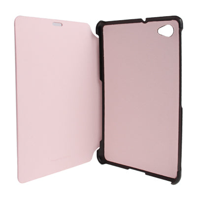 Cross Texture Leather Case with Holder for Galaxy Tab 7.7 / P6800(Pink)