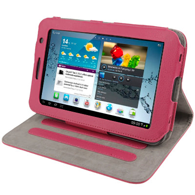 Litchi Texture Horizontal Flip Smart Cover with Holder for Samsung Tab 2 / P3100, Support Tab P6200