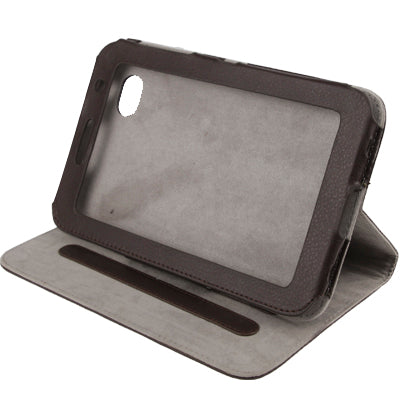 Litchi Texture Horizontal Flip Smart Cover with Holder for Samsung Tab 2 / P3100, Support Tab P6200