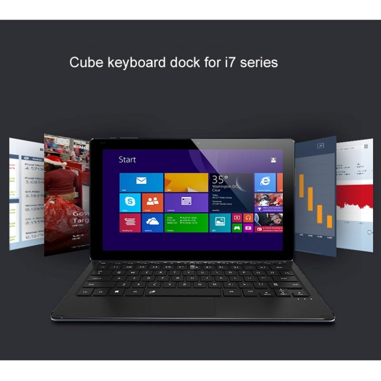 Cube i7 Stylus Keyboard Dock for Cube i7 / iWork11 Stylus/ i8 (S-WMC-0523 )(Black)