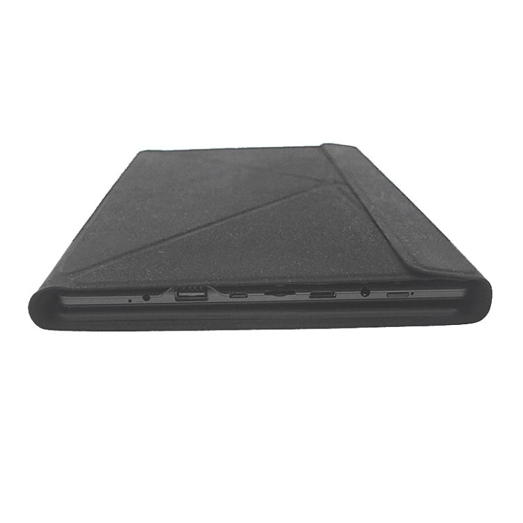 Fashionable Horizontal Flip Foldable Leather Tablet Case with 78 Keys Magnetic Suction Keyboard for Cube I10GT