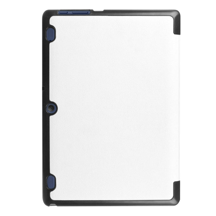 Custer Texture Horizontal Flip Solid Color Leather Case with Three-folding Holder for Lenovo TAB 2 A10-30 X30F, 10.1 inch